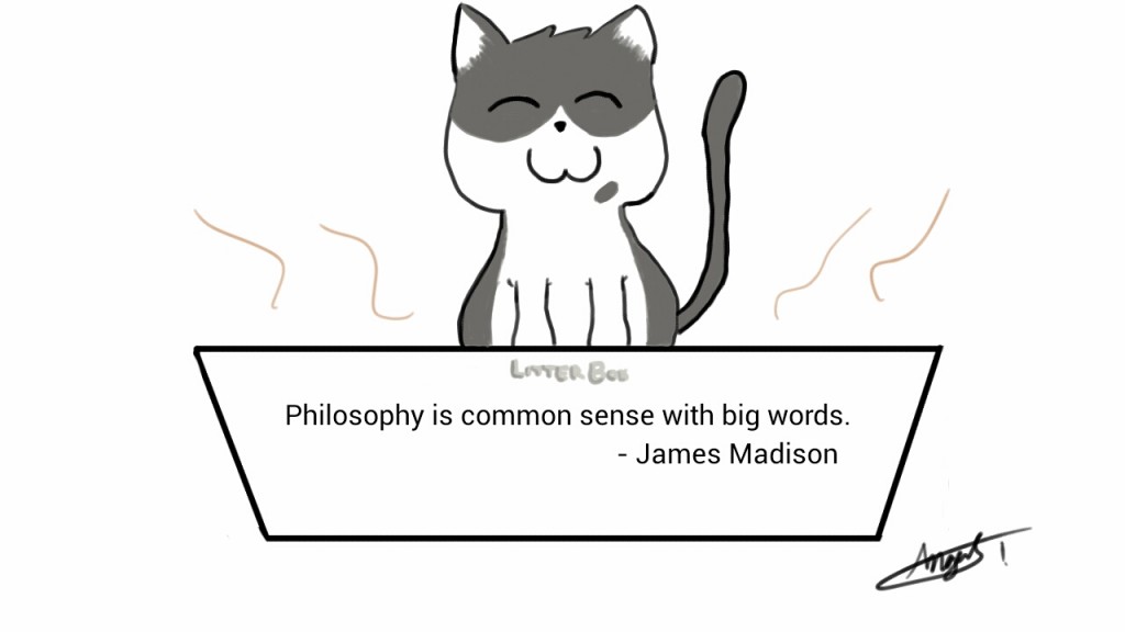 Philosophy is common sense with big words. -James Madison