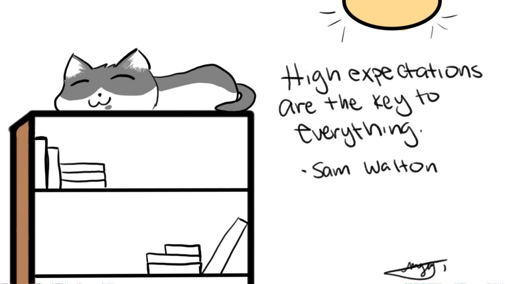 High expectations are the key to everything. - Sam Walton